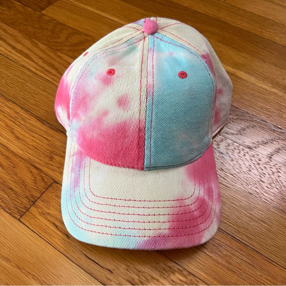 NEW Sportsman Tie-Dyed Dad Hat SP400 Raspberry Mist